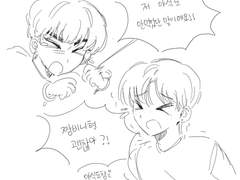 오랜만에 필창 낙서