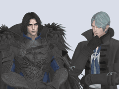 닮은 듯 닮지 않은 두 남자.