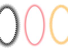 은은한 말풍선 4종 브러쉬(클립스튜디오)