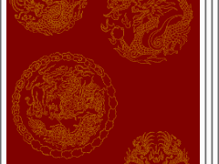 [클튜/유료] 동양풍전통문양브러시 - 용 문양