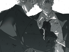 유혈 정장과 코트 러프 자유구도 커미션