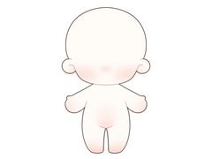 솜인형 도안틀(일반,세미롱바) 무료배포