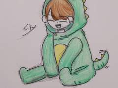 어려진 공룡님 그림