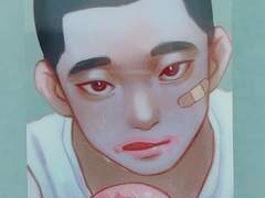 아이스크림 낙수 포카 유료도안