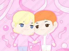 🪼포즈 고정형 커플 SD 캐릭터 커미션🪼