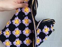 손뜨개 블랙페리 크로스백