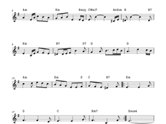 [사호 평온자의 전자 악보][단선]애가(哀歌)(배경 음악) *멤버십 전용