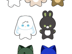 솜인형 10cm 도안 커미션