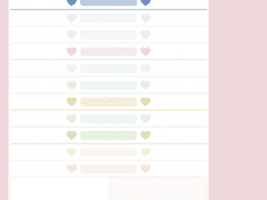 [굿노트 서식] 12컬러 생각정리노트