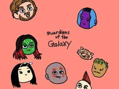 가오갤3 나와서 그린 가오갤 멤버들