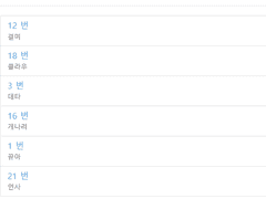 10주년 앙케이트 당첨자 안내