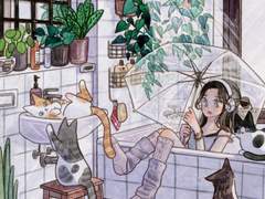 비를 맞고 싶은 기분