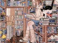 책 사이를 유영하는 물고기