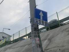 늦은 저녁 길을 걷다 잠시 멈췄어