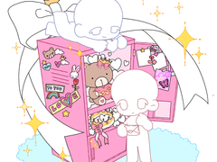 공삼 하이틴 고정틀 커미션