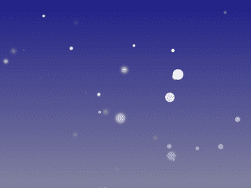 홈페이지에 눈 내리는 효과 넣기