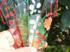 레진 압화 책갈피 주문제작