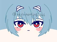 [에반게리온] 레이 포토톡 도안 무료 배포