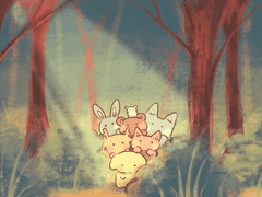 데못죽 숲속의 테스타🌲 배경화면