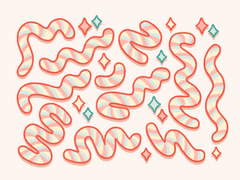 [굿노트] 새콤달콤 롤리팝 컨페티 스티커