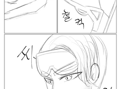 미라지 근접무기 망상 만화