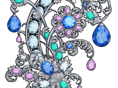 [유료] 서양 장신구 및 패턴 브러시 소재 4