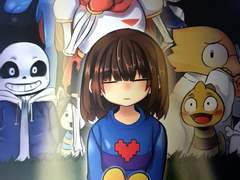 [회지후기]제목없음(프리스크 가운데, 나머지 인물 주변에 by.천상화)