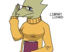 언더테일의 Library Lizard
