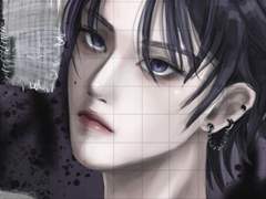 데못죽 김래빈 포카 도안