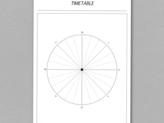 [굿노트 속지] 원형 계획표
