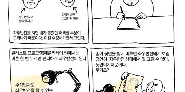 그림을 좌우반전하다: 재미있는 그림나라