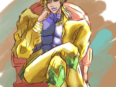 오랜만에 디오 그려봤습니다^♡^