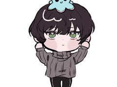 변방의 외노자, 은둔형 마법사, 민감한 대리님 띠부스티커 도안공유