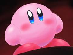 최종보스를 꼬라보는 커비