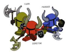슈퍼마리오 RPG 의 Clerk, Manager 과 Director