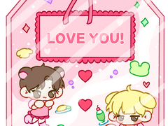 데못죽 큰문 오마모리 키링 도안