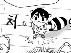 야생의 아기너구리가 시비를 걸어옴 2