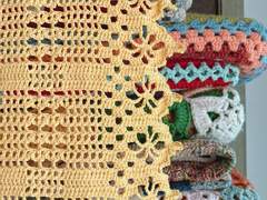 손뜨개 무늬 커튼