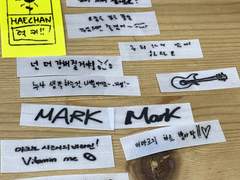 쫌쫌따리 엔시티 손글씨 라벨 모음