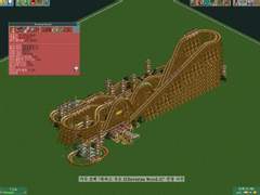 [RCT2]Reverse Wood 2 (우든 롤러코스터 - 역방향)