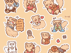 대만/태섭/태웅 스티커 도안 공유