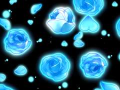 흩날리는 발광 꽃, 꽃잎, 원 6종 브러쉬 세트 (클립스튜디오)