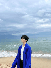 Mr. 파란 가디건