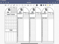 [Good Note] 굿노트속지 |6월 동구래미 텐미닛 데일리 스터디 플래너