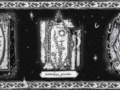 무명無名의 풀들이, 적막을 두드리는 밤에 ˖◛⁺˖