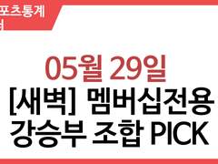 (새벽 구매) 05월 29일 강승부 조합PICK