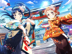 Aqours 스쿠페스 페어 일러스트 공유