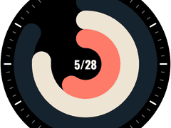 갤워치 화면 - 동그라미