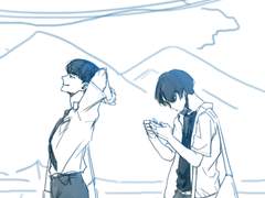 한 발짝 뒤, 거기 있었다