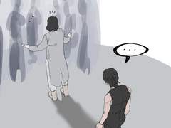 스승님 그림자 밟는 만화